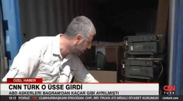 CNN Türk Bagram Üssüne girdi İşte geride kalanlar...