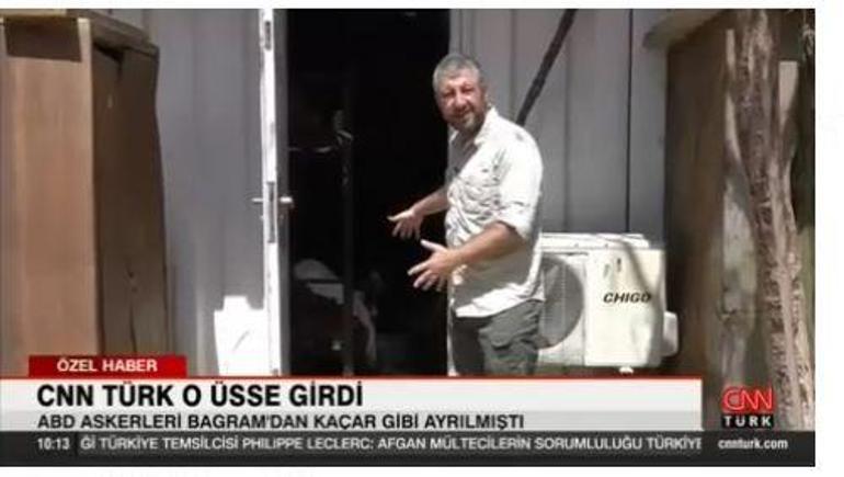 CNN Türk Bagram Üssüne girdi İşte geride kalanlar...