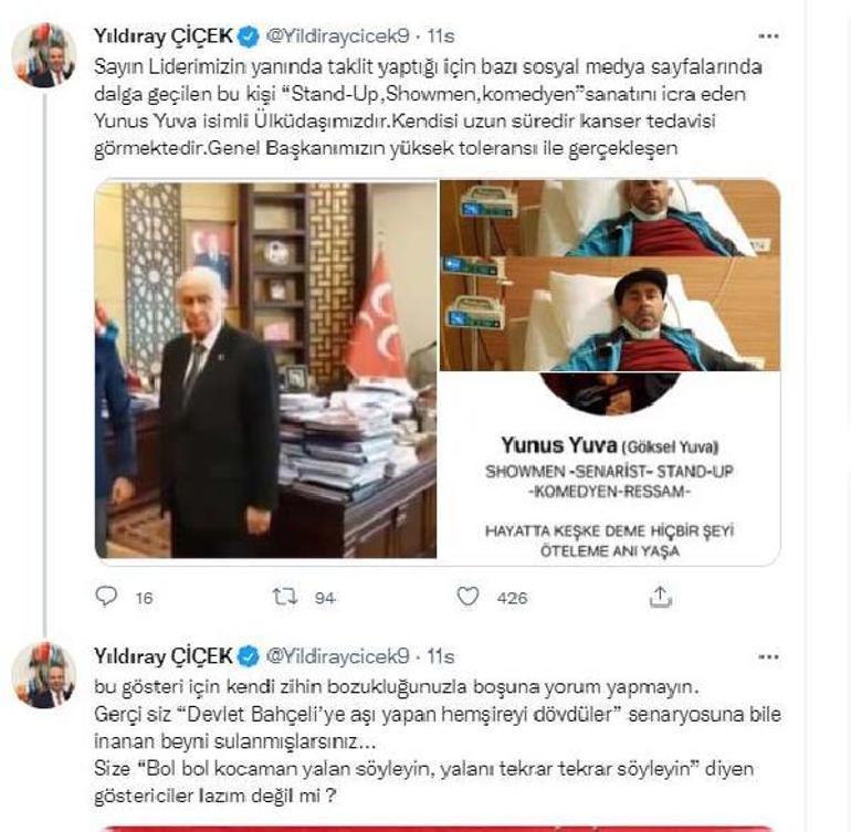 Bahçelinin sesiyle taklit yapmıştı Yunus Yuvanın kanser hastası olduğu ortaya çıktı