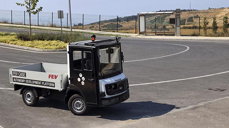 Yerli elektrikli hizmet aracı Tragger otonom test sürüşlerinde