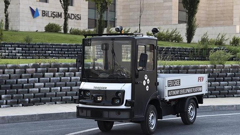 Yerli elektrikli hizmet aracı Tragger otonom test sürüşlerinde