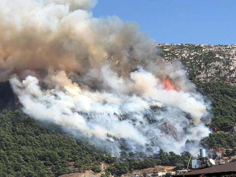 Son dakika... Hatayda orman yangını Ekipler bölgede