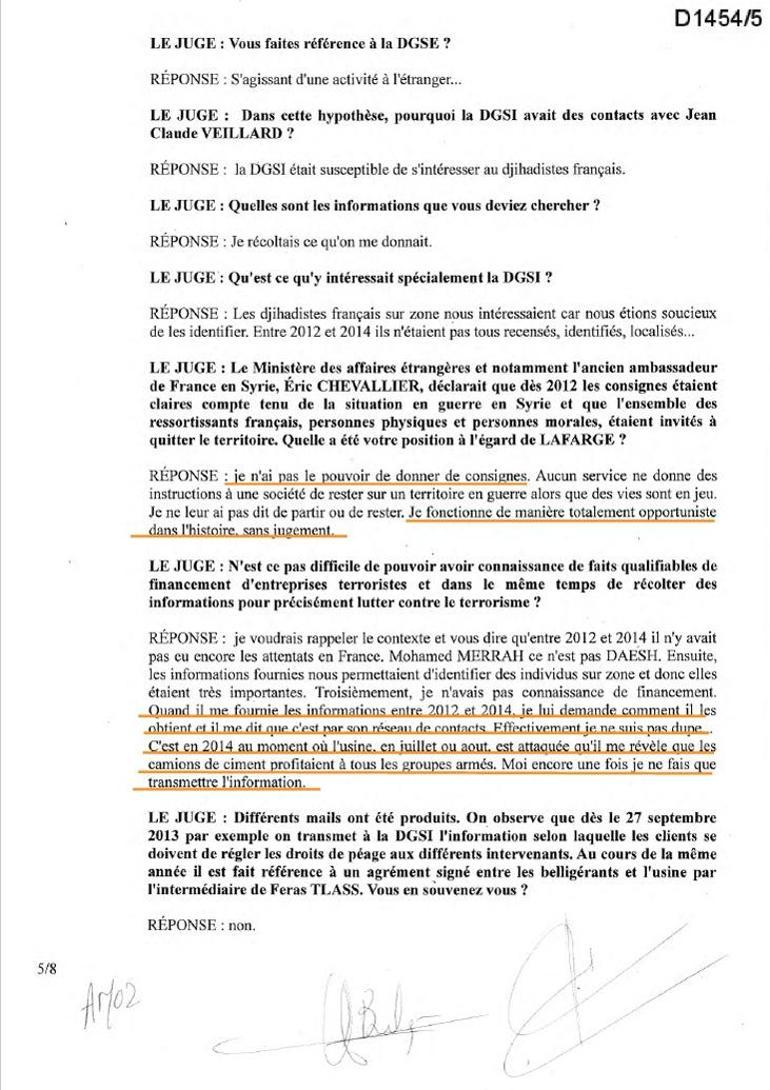 Son dakika... Lafargeın DEAŞı finanse ettiğini kanıtlayan belgeler Fransız gizli servisi biliyordu