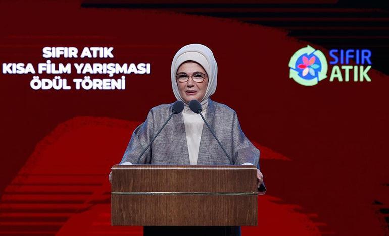 Emine Erdoğan: Sıfır Atık Projesini hepimizin seferberlik ruhuyla sahiplenmesi gerekiyor