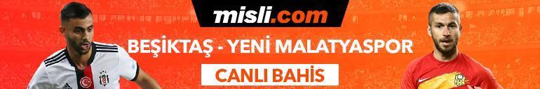 Beşiktaş-Yeni Malatyaspor maçı canlı bahis heyecanı ile Misli.comda