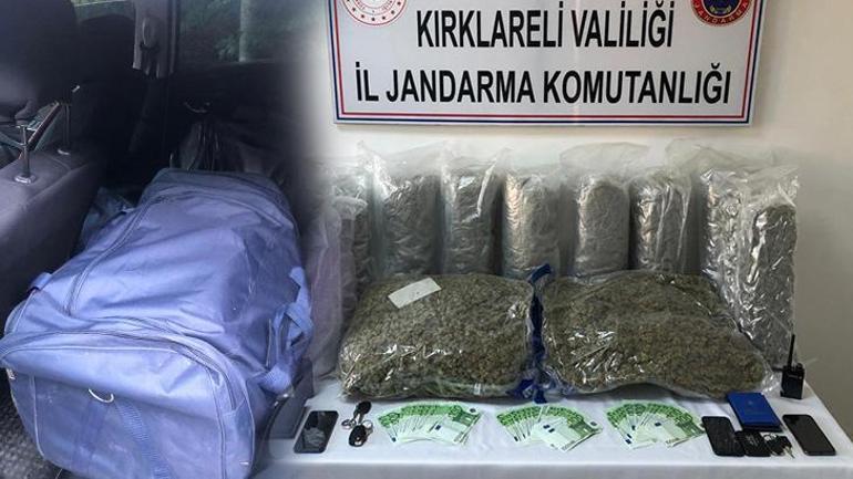 Kırklarelinde jandarmadan uluslararası uyuşturucu çetesine operasyon