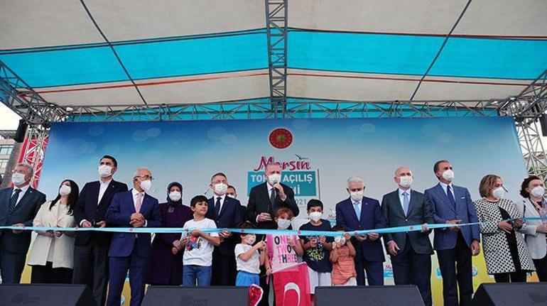 Son dakika... Mersinde toplu açılış Cumhurbaşkanı Erdoğandan önemli açıklamalar
