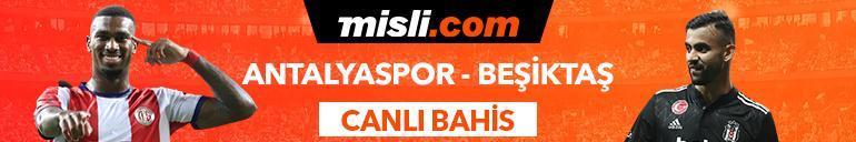 Antalyaspor-Beşiktaş maçı canlı bahis seçeneğiyle Misli.comda
