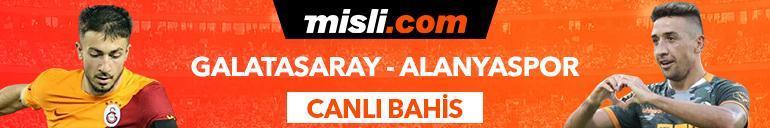 Galatasaray - Alanyaspor maçı Tek Maç ve Canlı Bahis seçenekleriyle Misli.com’da