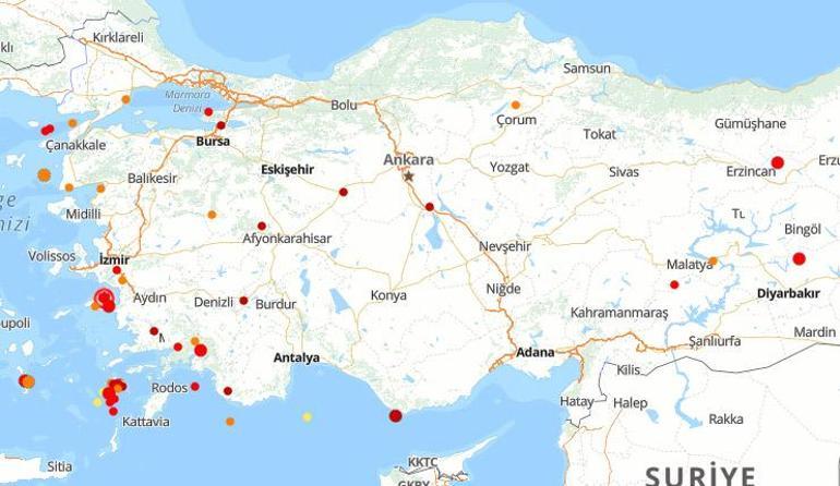 Kandilli son depremler listesi 21 Eylül: Deprem mi oldu, nerede deprem oldu