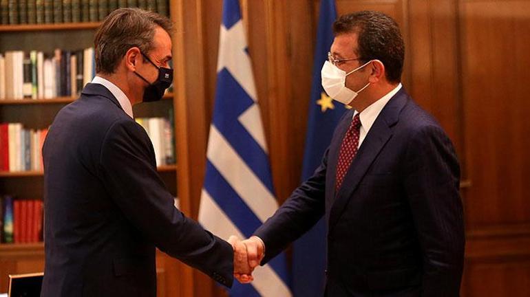 Yunanistan Başbakanı Miçotakis, İBB Başkanı İmamoğlunu kabul etti