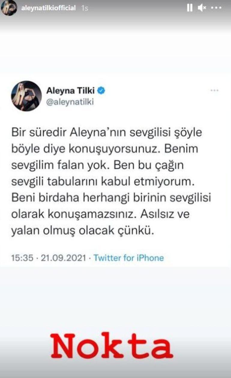 Aleyna Tilki: Bu çağın sevgili tabularını kabul etmiyorum