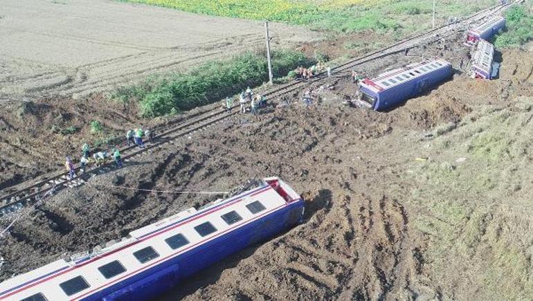 Çorludaki tren kazasında yaralanan 3 yolcuya 1,5 milyon TL tazminat