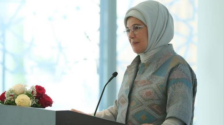 Emine Erdoğandan kadınlara sürdürülebilir dünya inşa edelim  çağrısı