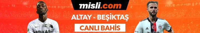 Altay - Beşiktaş maçı Tek Maç ve Canlı Bahis seçenekleriyle Misli.com’da