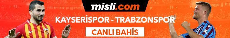Kayserispor - Trabzonspor maçı Tek Maç ve Canlı Bahis seçenekleriyle Misli.com’da