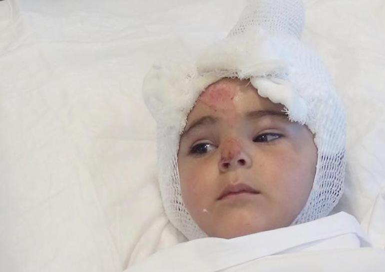 Anne çığlıklara koştu 2 yaşındaki Eylül tandıra düştü