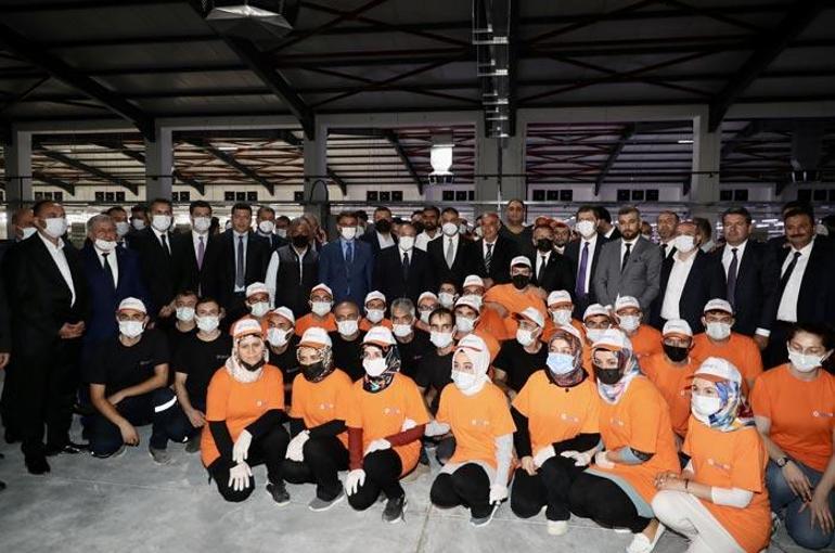 Avrupanın en büyük gipe iplik fabrikası Tokatta açıldı