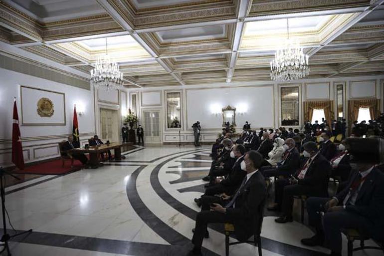 Son dakika Cumhurbaşkanı Erdoğandan Angolada flaş mesajlar: Korktukça bu zulüm Afrikayı kuşatacaktır