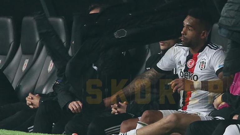 Beşiktaşta Alex Teixeira kulübede sinirlerine hakim olamadı