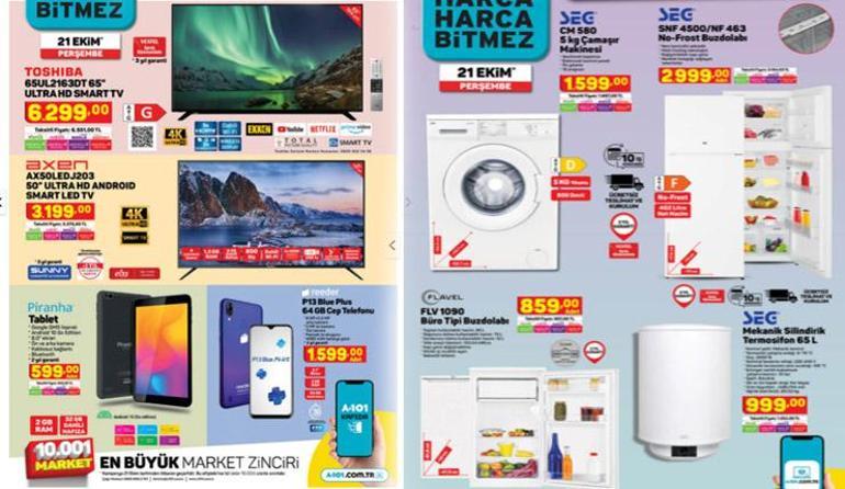 21 Ekim A101 aktüel katalog: a101 indirimli ürünler hangileri