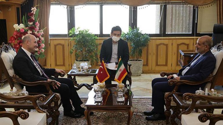 İçişleri Bakanı Soylu, İranlı mevkidaşı Vahidi ile görüştü