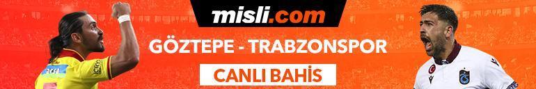 Göztepe - Trabzonspor maçı Tek Maç ve Canlı Bahis seçenekleriyle Misli.com’da