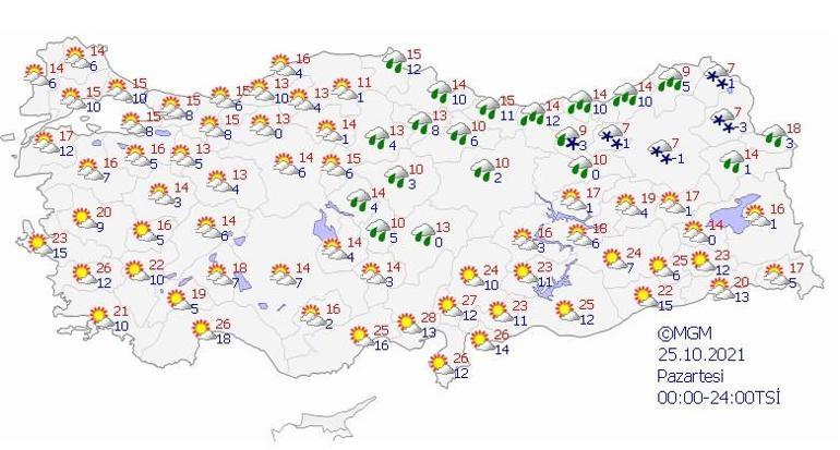 Bu illerde yaşayanlara ‘sarı’ uyarı Kar geliyor