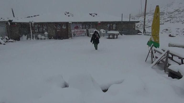 Rize ve Tokatta kar yağışı