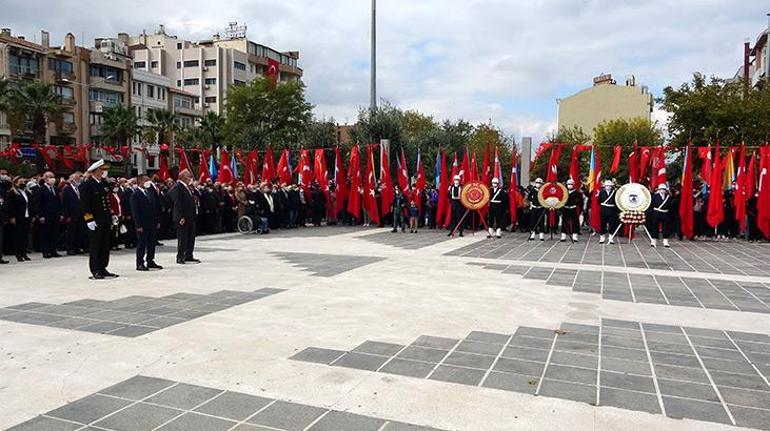 Çanakkale’de Atatürk Anıtına çelenk konuldu
