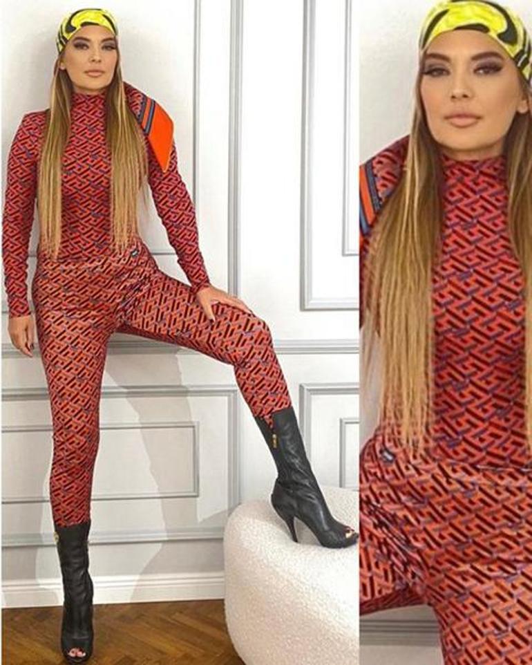 Demet Akalından çok konuşulan kombin Jeniffer Lopeze benzetildi