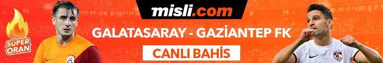 Galatasaray-Gaziantep FK maçı canlı bahis seçeneğiyle Misli.comda