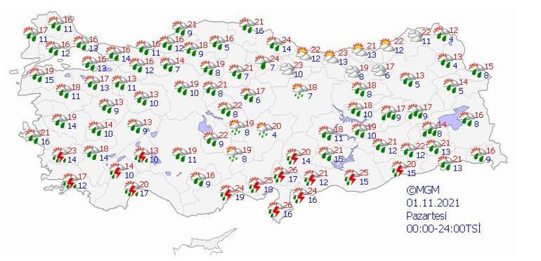 Son dakika: Dikkat Meteoroloji yayımladı Perşembe günü değişiyor