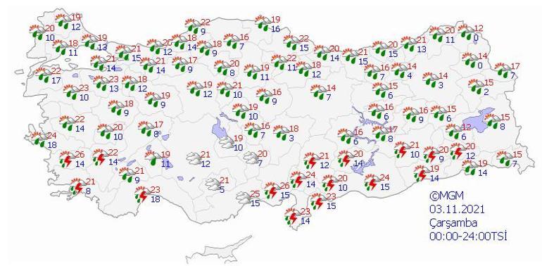Son dakika: Dikkat Meteoroloji yayımladı Perşembe günü değişiyor