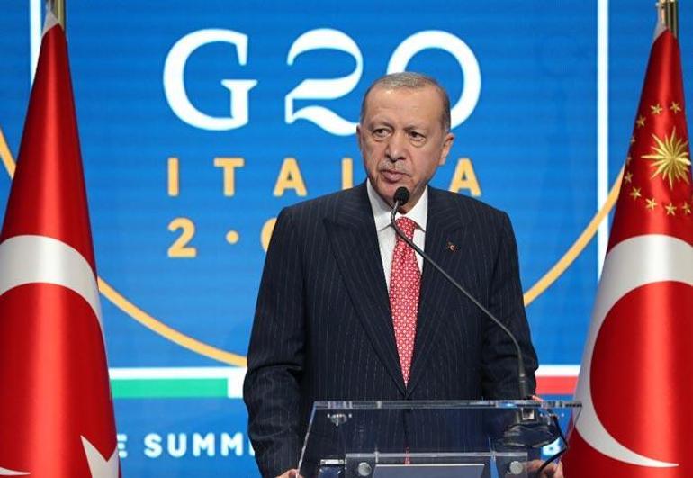 Son dakika: Cumhurbaşkanı Erdoğandan G20de net mesajlar: Bidena ilettik
