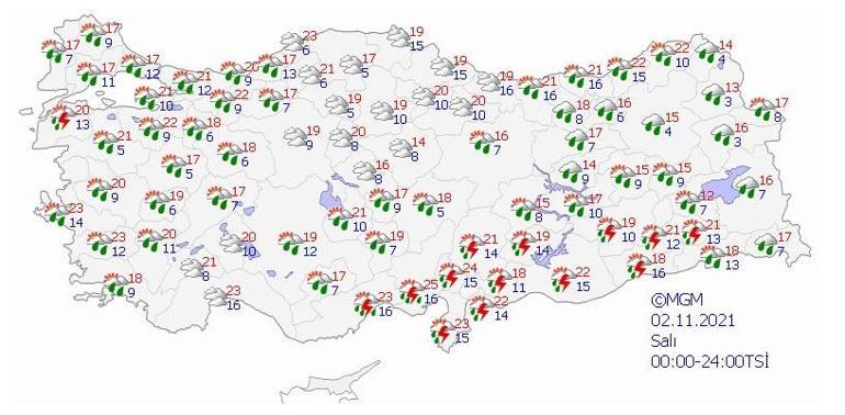 Son dakika: Dikkat Beklenen uyarı geldi Sağanak yağış etkili olacak