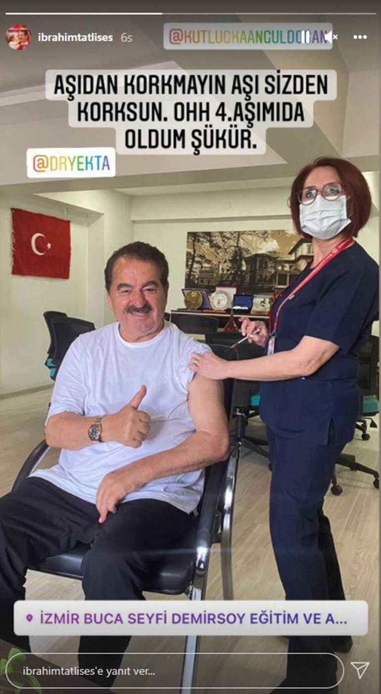 İbrahim Tatlıses dördüncü doz aşısını oldu