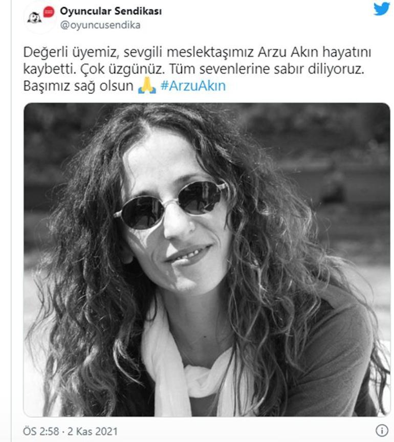 Tiyatrocu Arzu Akın hayatını kaybetti