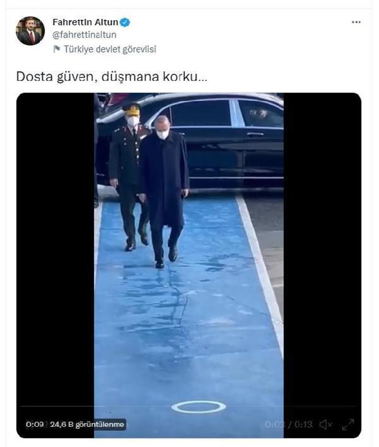 İletişim Başkanı Altundan Dosta güven, düşmana korku paylaşımı