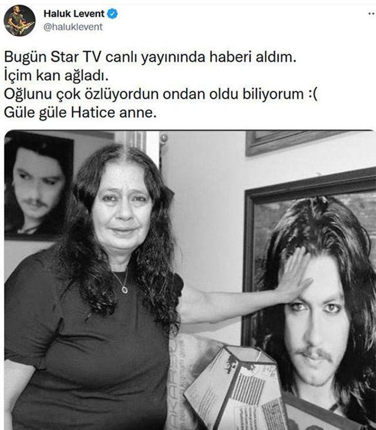 Haluk Leventten Hatice Akarsu için duygusal paylaşım