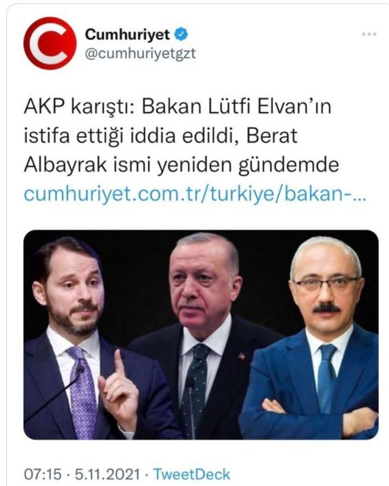 İletişim Başkanı Altundan Cumhuriyet gazetesinin haberine yalanlama