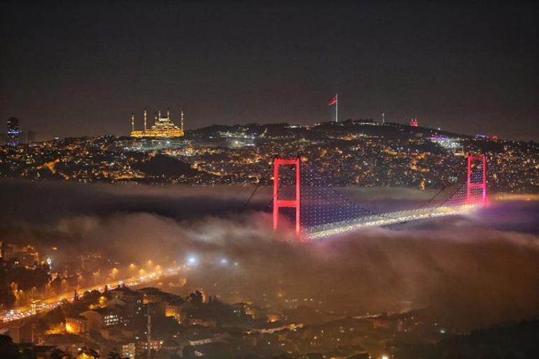 İstanbulda gün boyu etkisini sürdürdü 50 metreye kadar düştü