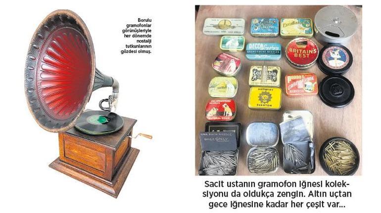 Gramofona can veren baba-oğul