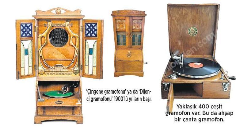Gramofona can veren baba-oğul