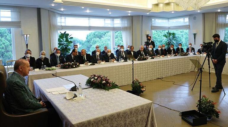 Cumhurbaşkanı Erdoğan, Türkiyedeki Boşnak sivil toplum kuruluşlarının temsilcilerini kabul etti