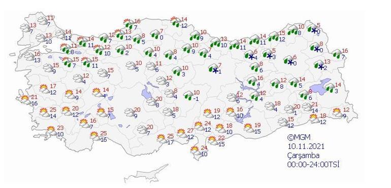 Son dakika Meteoroloji uyardı: Çarşamba günü değişiyor