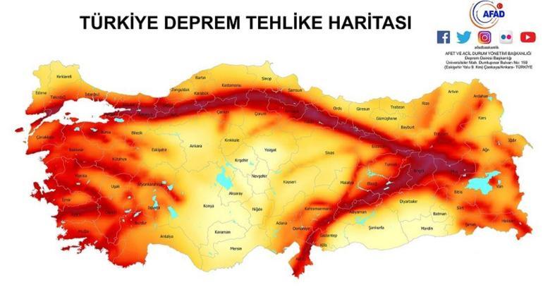 Konyada fay hattı var mı, deprem bölgesi mi Türkiye fay hatları haritası