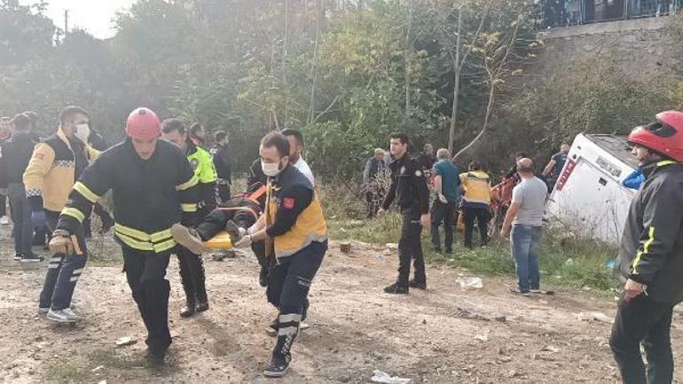 Son dakika... Kocaelide öğrenci servisi dereye düştü Hayatını kaybedenlerin sayısı 3e yükseldi