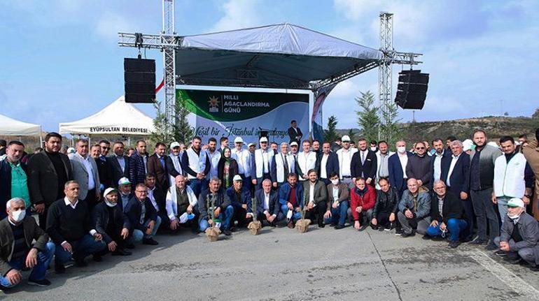 AK Parti İstanbul İl Başkanlığı 100üncü Yıl Hatıra Ormanı oluşturuldu