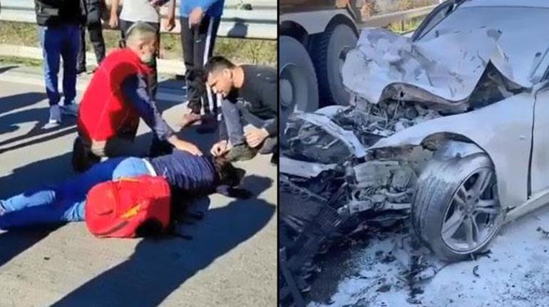Bursa’da minibüs yan yattı Kazada 6 kişi yaralandı